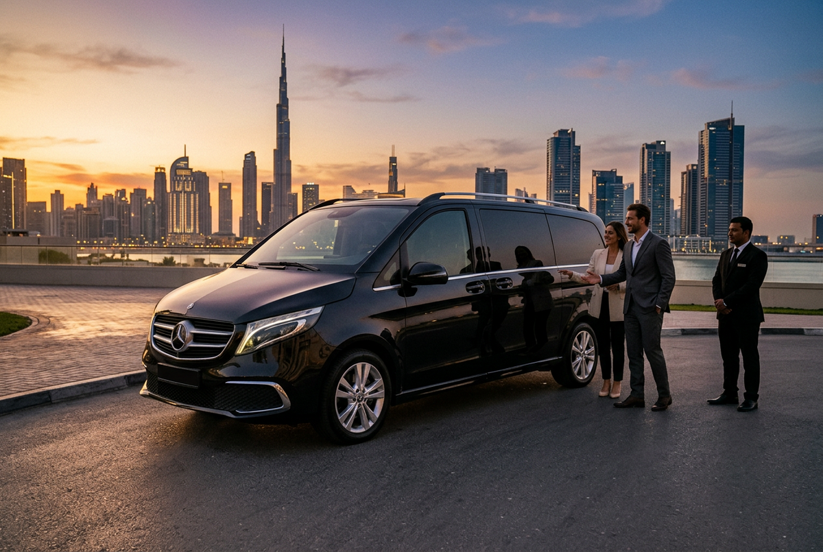 Luxury Van Rental Dubai for Premium Group Transportation
