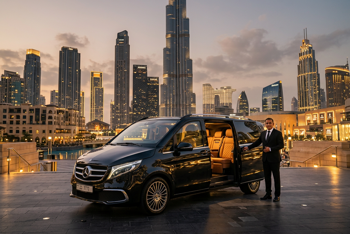 Mercedes V Class Rent Dubai for Premium Chauffeur-Driven Travel
