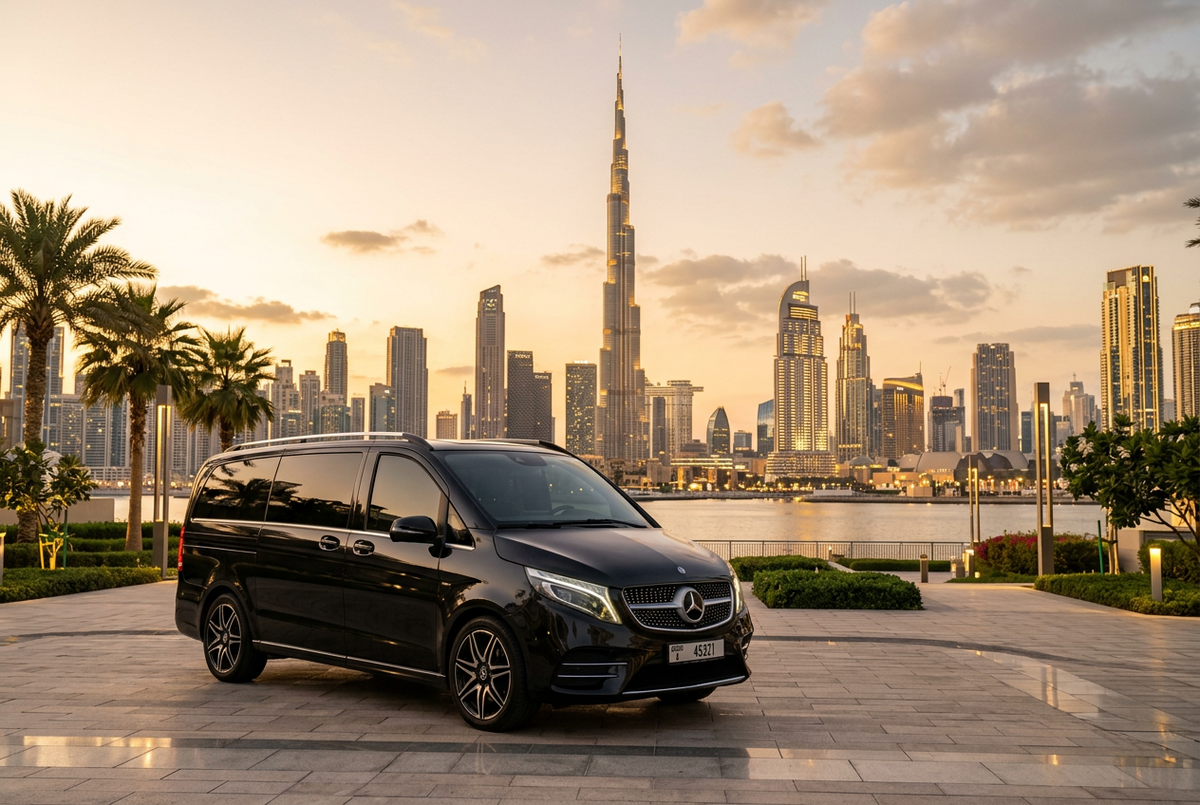Mercedes V-Class Rental Dubai for Executive and Family Travel