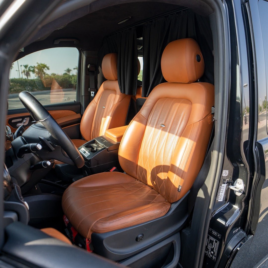 Mercedes Falcon V-Class Luxury Van Exterior for Hire with Chauffeur in Dubai