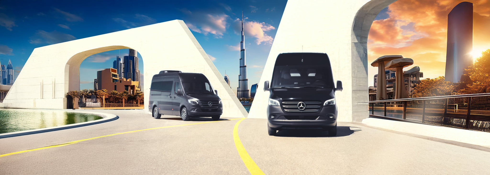 Luxury Van Rentals in Dubai | Royal Sprinters & V-Class Fleet Overview