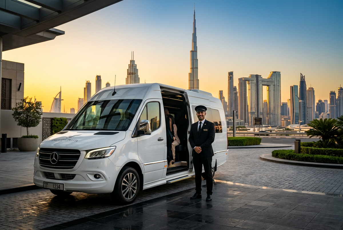 Mercedes Sprinter Rent Dubai for Luxury Group Travel