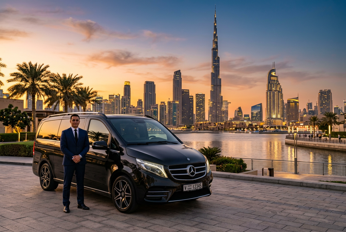 Rent Mercedes Van Dubai for Luxury Group Transportation