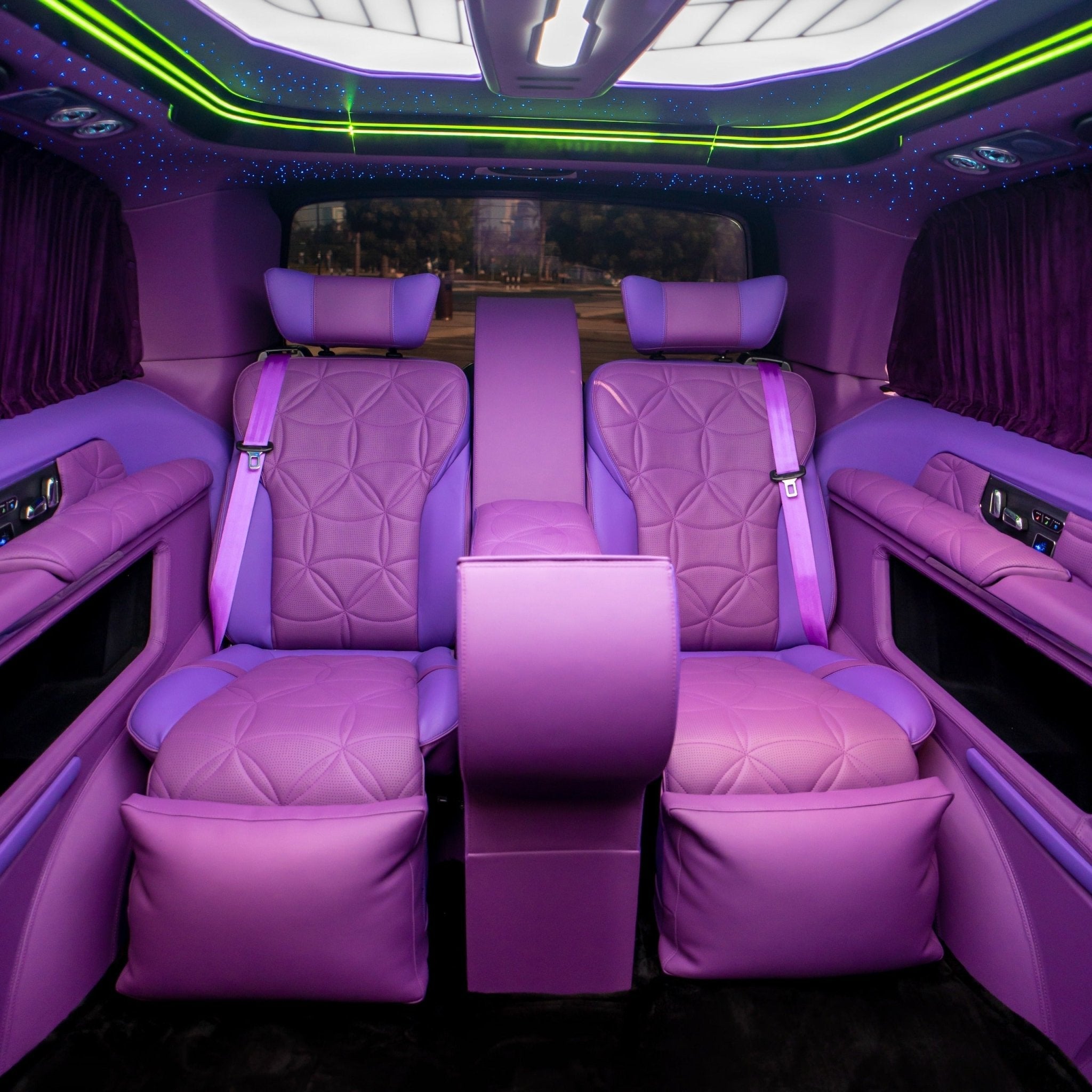 Hire Luxury Van Maybach Lavender in Dubai