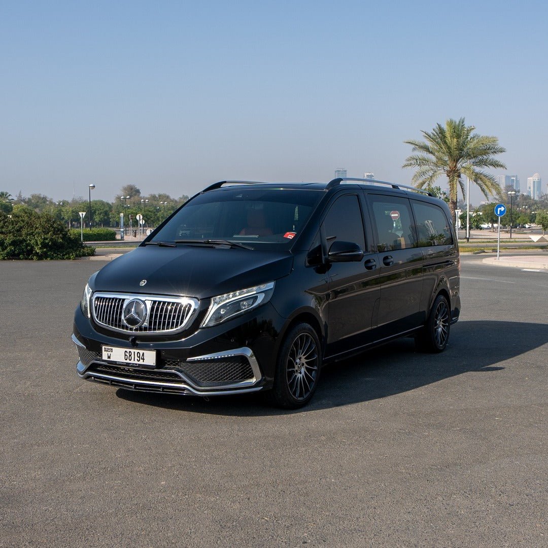 Rent Mercedes Falcon V-Class with Professional Driver for Dubai Travel