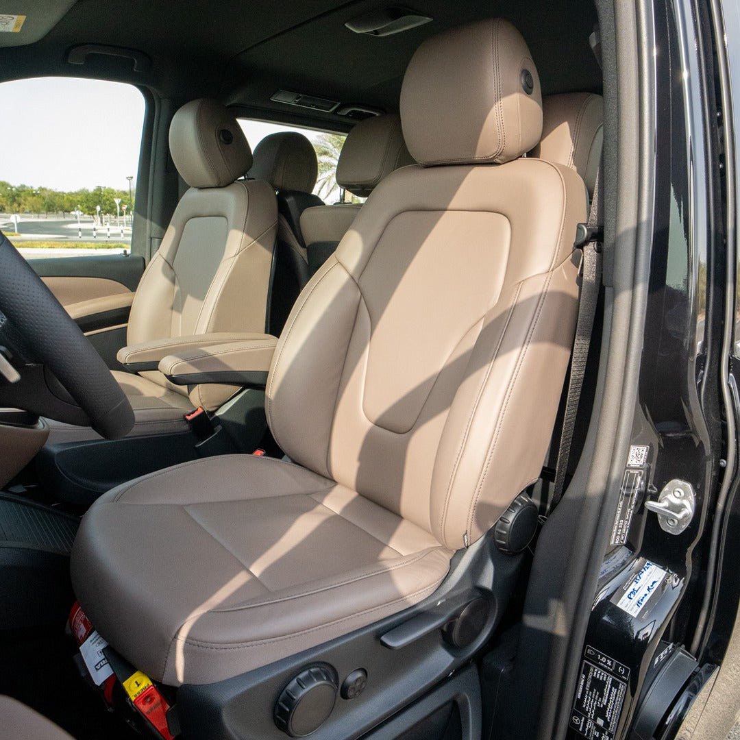 Comfortable Seating in Mercedes V250 V-Class for Chauffeur Service in Dubai